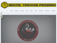 Tablet Screenshot of mentaltrainingprogram.com